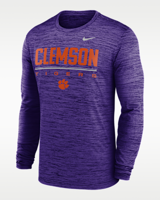 Clemson Sideline Velocity Men's Nike Dri-FIT College T-Shirt. Nike.com